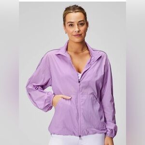 Fabletics Purple Oversized Windbreaker Women Size S